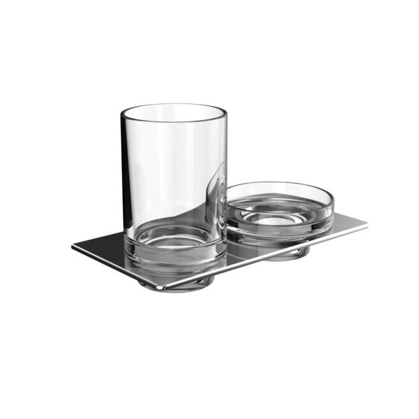 emco art Glass holder / Soap holder