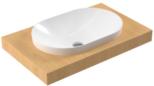 emco Countertop washbasin, oval design