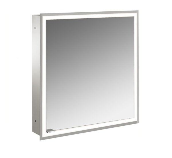 emco Lichtspiegelschrank prime, 600 mm, 1 Tür, Unterputzmodell, IP 20