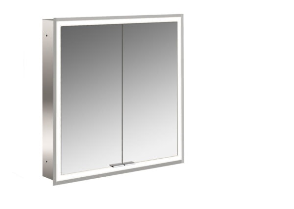 emco Lichtspiegelschrank prime, 600 mm, 2 Türen, Unterputzmodell, IP 20