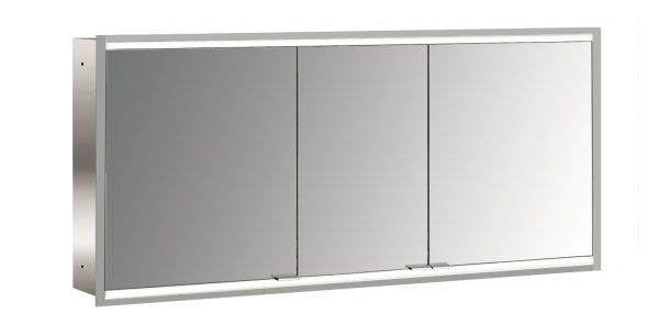 emco Lichtspiegelschrank prime 2 Facelift, 1.400 mm, 3 Türen, Unterputzmodell, IP20