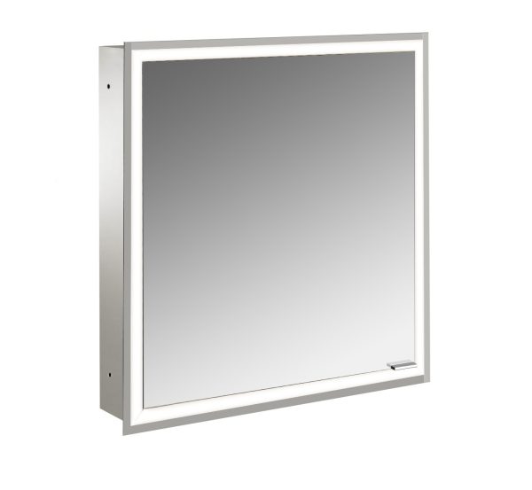 emco Lichtspiegelschrank prime Facelift, 600 mm, 1 Tür, Unterputzmodell, IP20