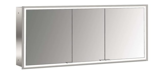 emco Lichtspiegelschrank prime Facelift, 1.600 mm, 3 Türen, Unterputzmodell, IP20