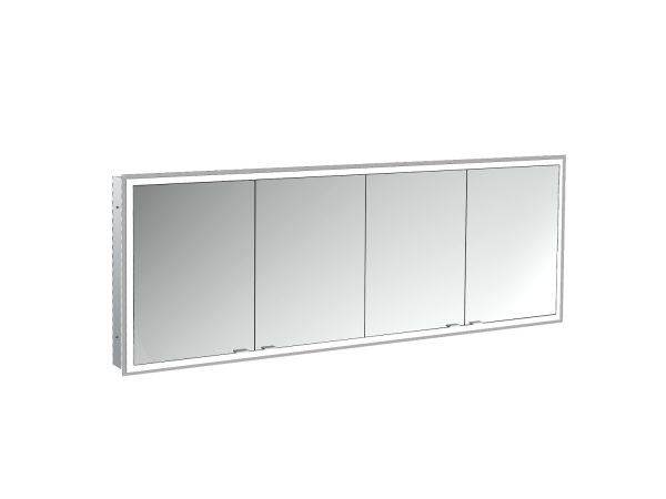 emco Lichtspiegelschrank prime, 2.000 mm, 4 Türen, Unterputzmodell, IP20