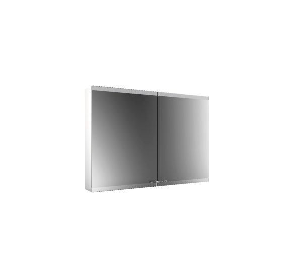 emco Lichtspiegelschrank evo, 1.000 mm, 2 Türen, Aufputzmodell, IP 20