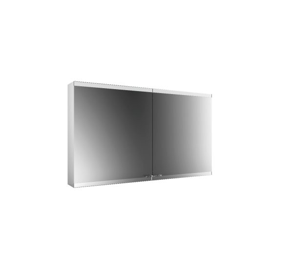 emco Lichtspiegelschrank evo, 1.200 mm, 2 Türen, Aufputzmodell, IP 20
