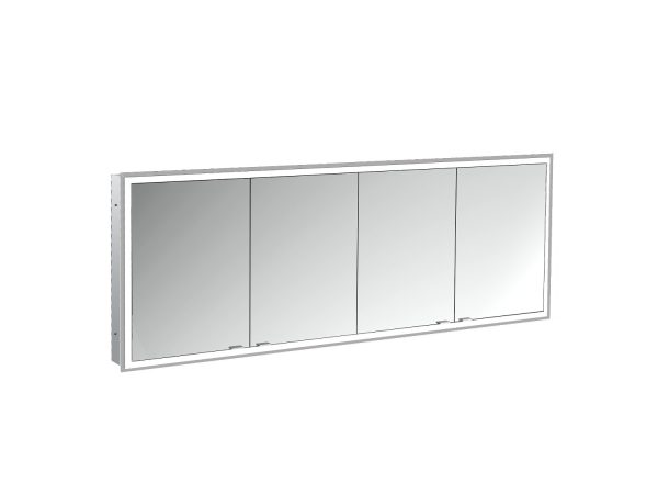 emco Lichtspiegelschrank prime Facelift, 1.800 mm, 4 Türen, Unterputzmodell, IP20