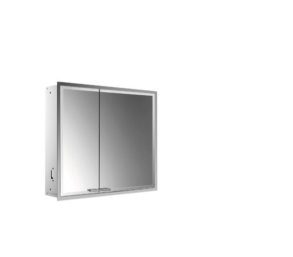 emco Lichtspiegelschrank prestige 2, 815 mm, Unterputzmodell, breite Tür rechts, IP 44