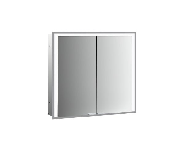 emco Lichtspiegelschrank prime 3, 1.000 mm, 2 Türen, Unterputzmodell, IP20