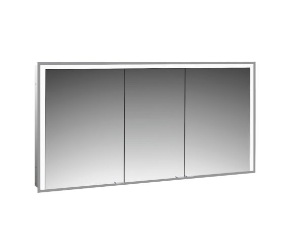emco Lichtspiegelschrank prime 3, 1.400 mm, 3 Türen, Unterputzmodell, IP20