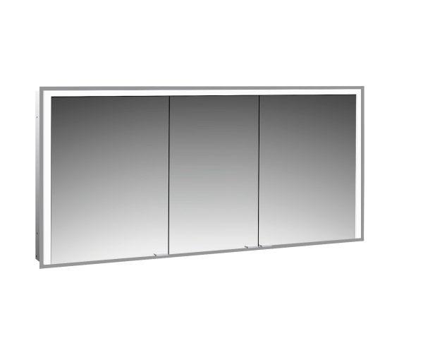 emco Lichtspiegelschrank prime 3, 1.600 mm, 3 Türen, Unterputzmodell, IP20