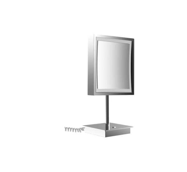 emco pure (LED) LED-Shaving and cosmetic mirror, standing type