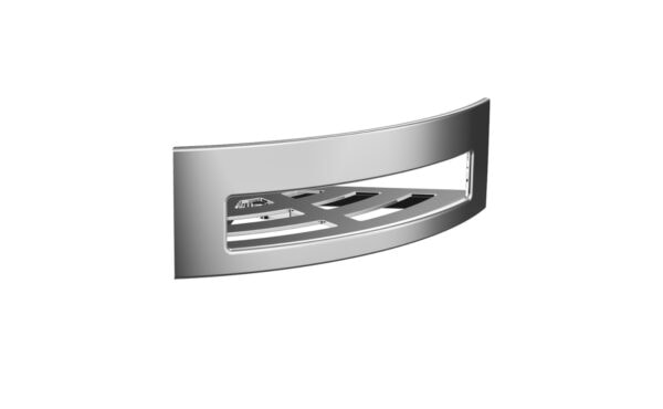emco system 2 Corner dish, wall mounted, with hidden fastening, Cornersize: 185 mm
