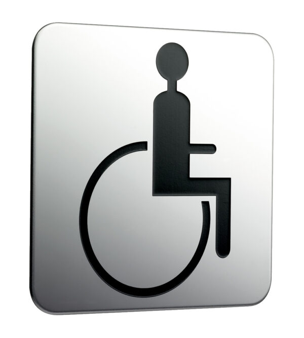 emco system 2 doorplate "Handicapped"