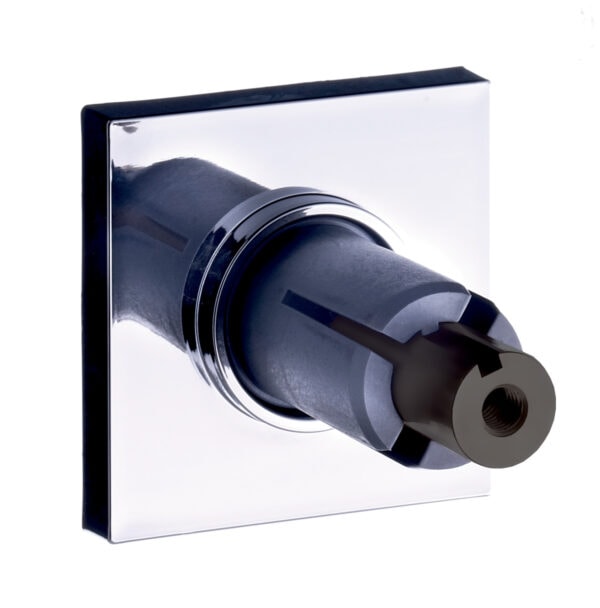 emco system 2 Fastening-Set (consisting of 2 wall holders) 53 x 53 mm, for shower curtain rail