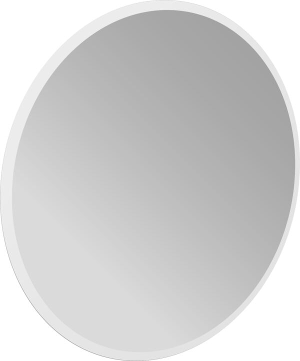 emco LED-illuminated mirror pure +, Ø 1.000 mm, with heating area