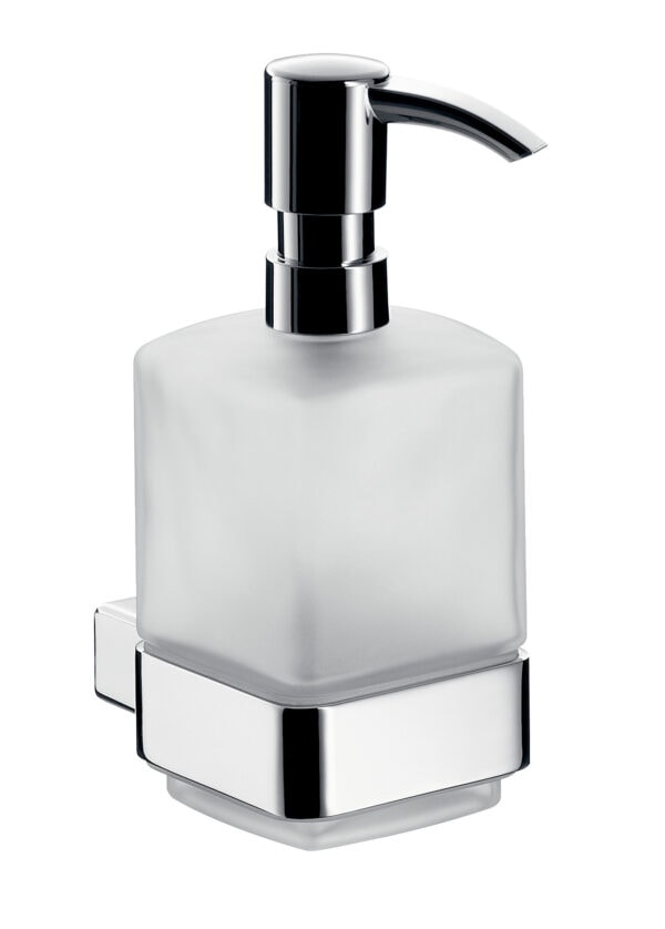 emco loft Liquid soap dispenser, container satin crystal, pump unit plastic