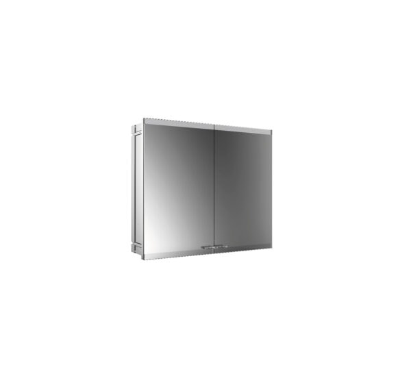 emco Illuminated mirror cabinet evo, 800 mm, 2 doors, built-in version, IP 20