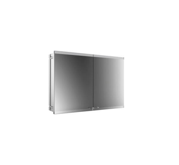 emco Illuminated mirror cabinet evo, 1.000 mm, 2 doors, built-in version, IP 20