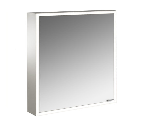 emco Illuminated mirror cabinet prime, 600 mm, 1 door, wall-mounted version, IP 20