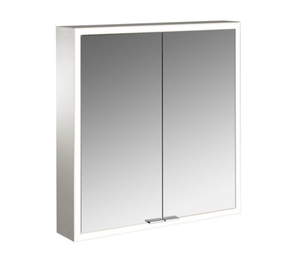 emco Illuminated mirror cabinet prime, 600 mm, 2 doors, wall-mounted version, IP 20