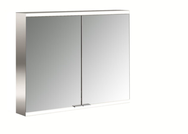 emco Illuminated mirror cabinet prime 2, 800 mm, 2 doors, wall-mounted version, IP 20