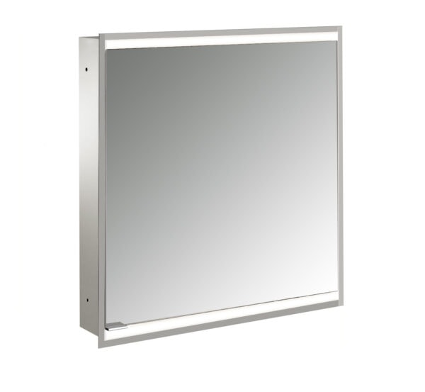 emco Illuminated mirror cabinet prime 2, 600 mm, 1 door, built-in version, IP 20