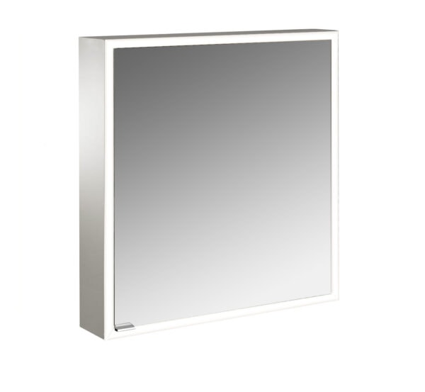 emco Illuminated mirror cabinet prime, 600 mm, 1 door, wall-mounted version, IP 20