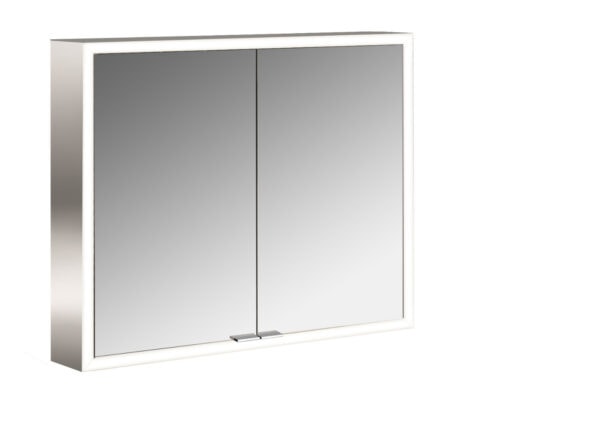 emco Illuminated mirror cabinet prime, 800 mm, 2 doors, wall-mounted version, IP 20