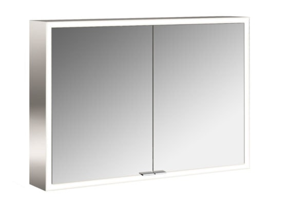 emco Illuminated mirror cabinet prime, 1.000 mm, 2 doors, wall-mounted version, IP 20