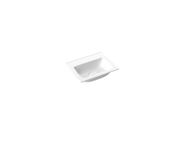 emco evo Guests washbasin (mineral composite), 400 mm