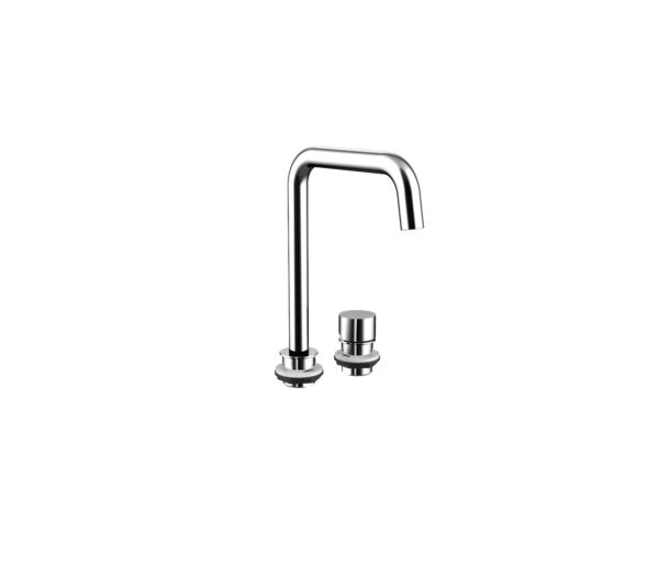 emco evo 2-hole washstand fitting with pivoting/rocker lever (flow and temperature adjustment) suitable for washstand 9577 114 22/32/82.