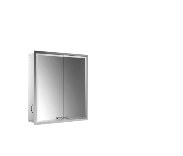emco Illuminated mirror cabinet prestige 2, built-in model, 615 mm, IP 44
