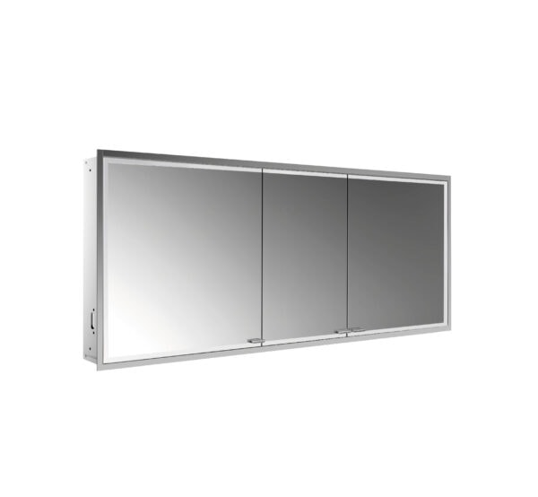 emco Illuminated mirror cabinet prestige 2, 1615 mm, built-in model, IP 44