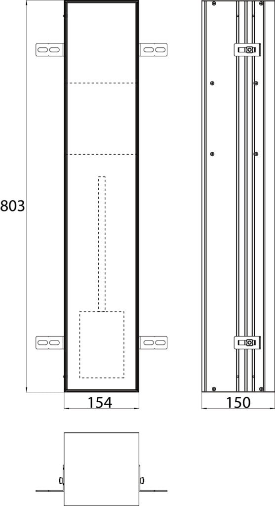 emco asis plus Module for WC – build-in model, door tileable (tiles ...