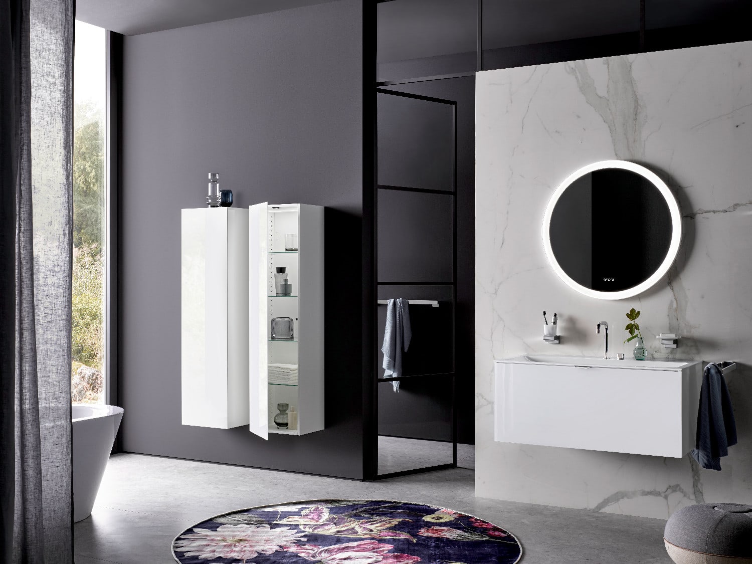 Mueble lavabo LAVOA 80cm con lavabo - color a elegir for only 749,00 € von  Bernstein Badshop