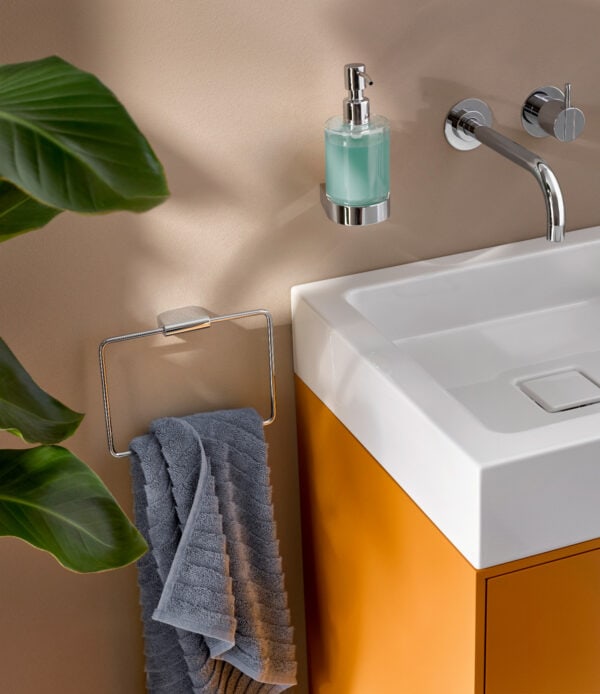 Kor Soap Dispenser - Wall Mounted with Towel Bar