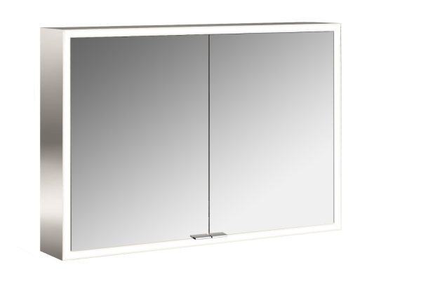 emco Illuminated mirror cabinet prime Facelift, 1.000 mm, 2 doors, wall-mounted version, IP 20