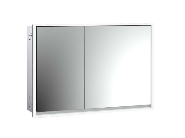 emco Illuminated mirror cabinet loft, 1.000 mm, 2 doors, built-in version, IP 20.