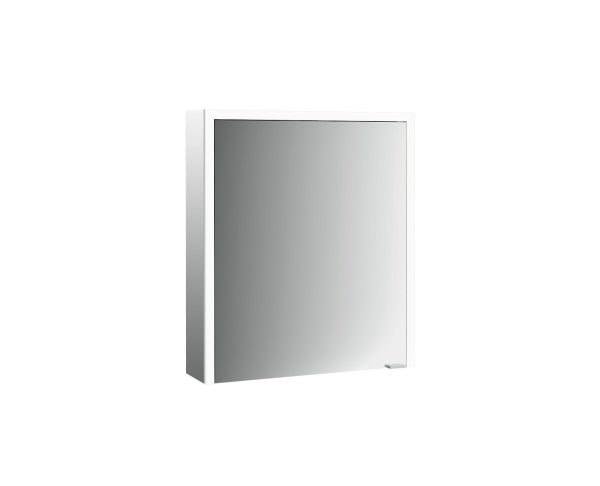emco Illuminated mirror cabinet prime 3, 600 mm, 1 door, wall-mounted version, IP 20