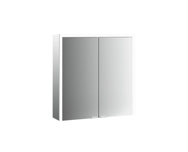emco Illuminated mirror cabinet prime 3, 800 mm, 2 doors, wall-mounted version, IP 20