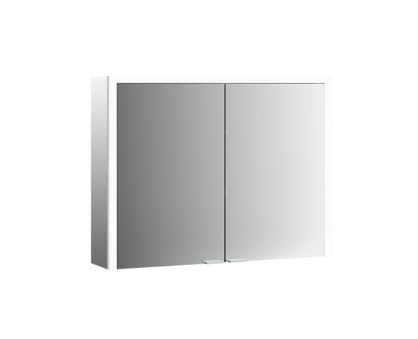 emco Illuminated mirror cabinet prime 3, 1.300 mm, 2 doors, wall-mounted version, IP 20
