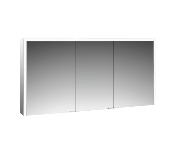 emco Illuminated mirror cabinet prime 3, 1.400 mm, 3 doors, wall-mounted version, IP 20