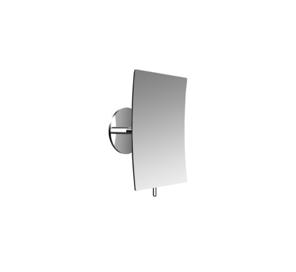emco pure Scheerspiegel, 3-voudig, rechthoekig, 132 x 212 mm, wandmodel, 1-armig, met greep, randloos, zelfklevend