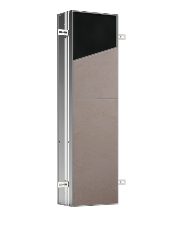 emco asis plus Kastmodule - inbouwmodel, betegelbare deur (tegel + tegellijm, max 12 mm)